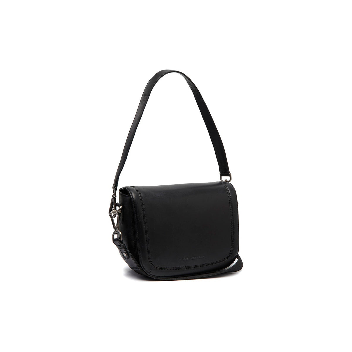 Lizzola Full-Grain Leather Shoulder Bag för Dam in Classic 100% Full-Grain Leather - Full Exterior Front Profile View | Buy Online