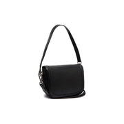 Lizzola Full-Grain Leather Shoulder Bag för Dam in Classic 100% Full-Grain Leather - Full Exterior Front Profile View | Buy Online