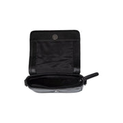 Solid Antique Brass Hardware &amp; Heavy-Duty Dual Zipper Detail on Marcella Full-Grain Leather Shoulder Bag för Dam