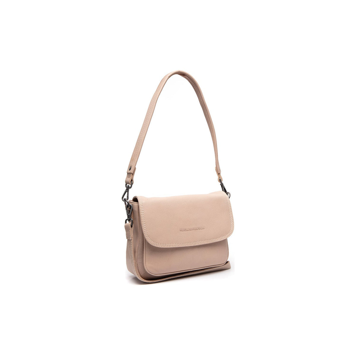 Miloa Full-Grain Leather Shoulder Bag för Dam in Classic 100% Full-Grain Leather - Full Exterior Front Profile View | Buy Online