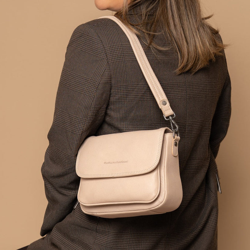 Miloa Full-Grain Leather Shoulder Bag för Dam