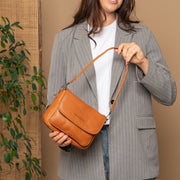 Miloa Full-Grain Leather Shoulder Bag för Dam – alternate product view 3