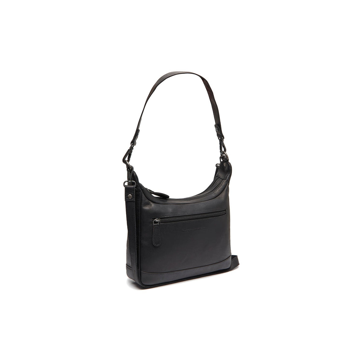 Mirave Full-Grain Leather Shoulder Bag för Dam in Classic 100% Full-Grain Leather - Full Exterior Front Profile View | Buy Online