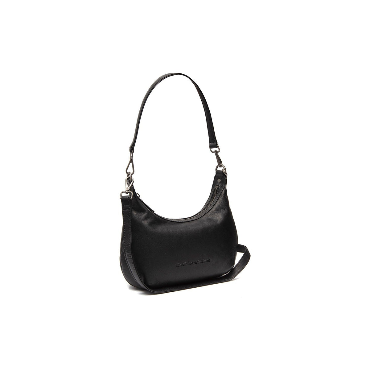 Nancy Full-Grain Leather Shoulder Bag för Dam in Classic 100% Full-Grain Leather - Full Exterior Front Profile View | Buy Online