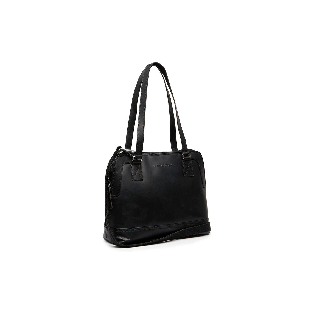 Seron Full-Grain Leather Shoulder Bag för Dam in Classic 100% Full-Grain Leather - Full Exterior Front Profile View | Buy Online