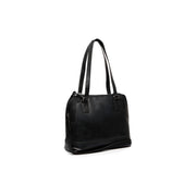 Seron Full-Grain Leather Shoulder Bag för Dam in Classic 100% Full-Grain Leather - Full Exterior Front Profile View | Buy Online