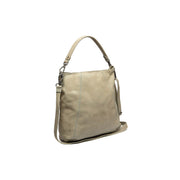 Sintra Full-Grain Leather Shoulder Bag för Dam in Classic 100% Full-Grain Leather - Full Exterior Front Profile View | Buy Online