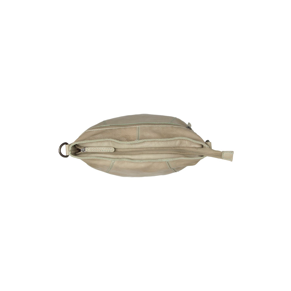 Sintra Full-Grain Leather Shoulder Bag - Strukturerad sidoprofil med bälgdjup och volym