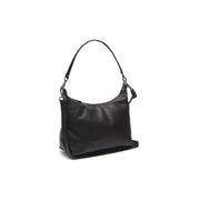 Skara Full-Grain Leather Shoulder Bag för Dam in Classic 100% Full-Grain Leather - Full Exterior Front Profile View | Buy Online