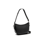 Valentano Full-Grain Leather Shoulder Bag för Dam in Tan 100% Full-Grain Leather - Full Exterior Front Profile View | Buy Online
