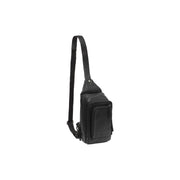 Leather Sling Bag Riga för Dam in Classic 100% Full-Grain Leather - Full Exterior Front Profile View | Buy Online