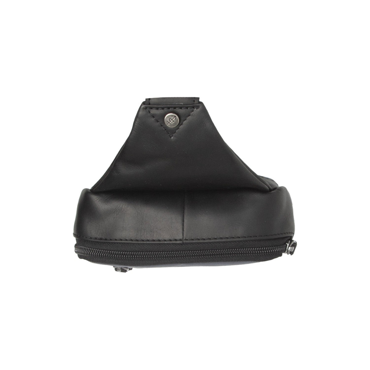 Leather Sling Bag Salla för Dam - Structured Side Profile Showing Gusset Depth &amp; Expansion Capacity