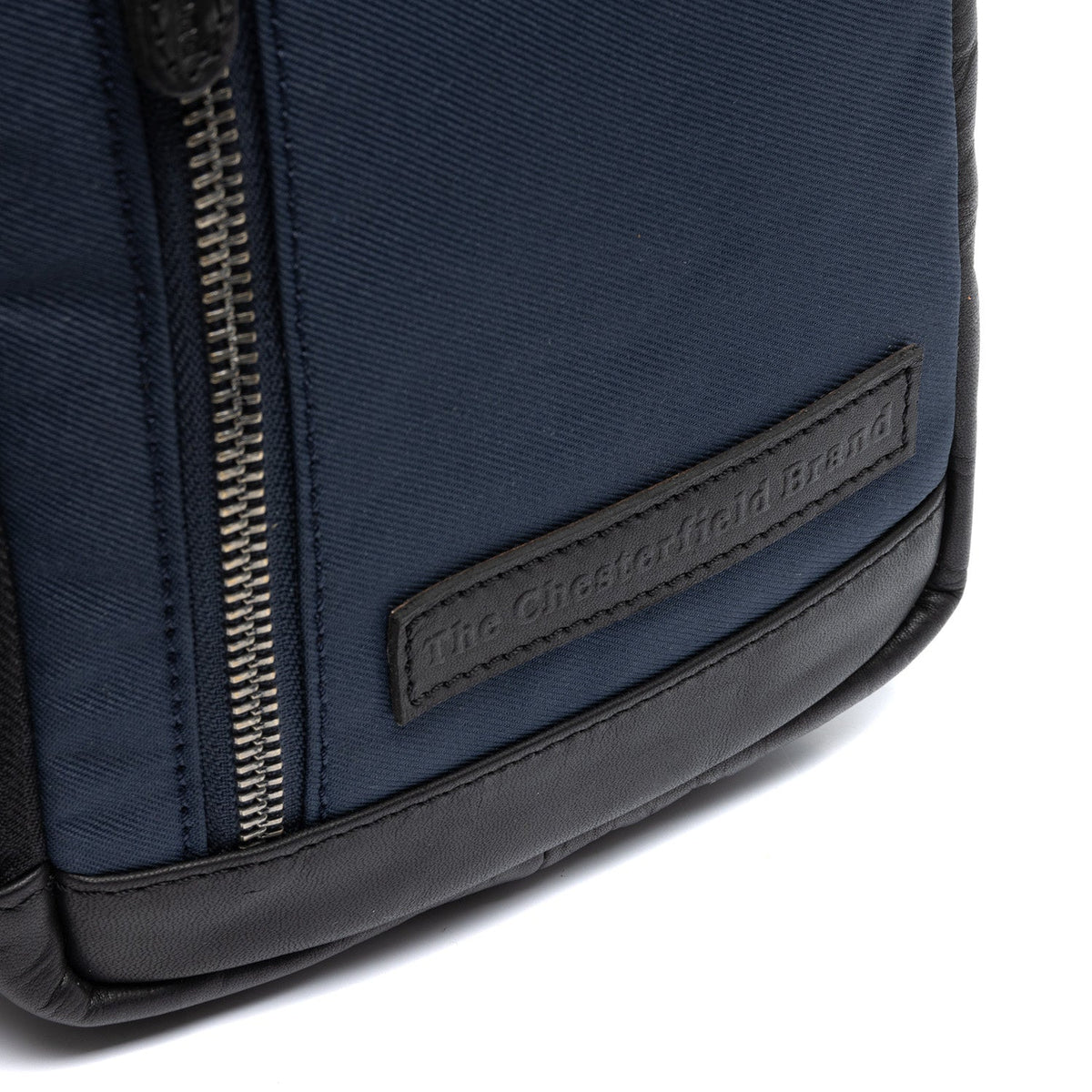 Navy Leather Sling Bag Salla för Dam, detail view 4