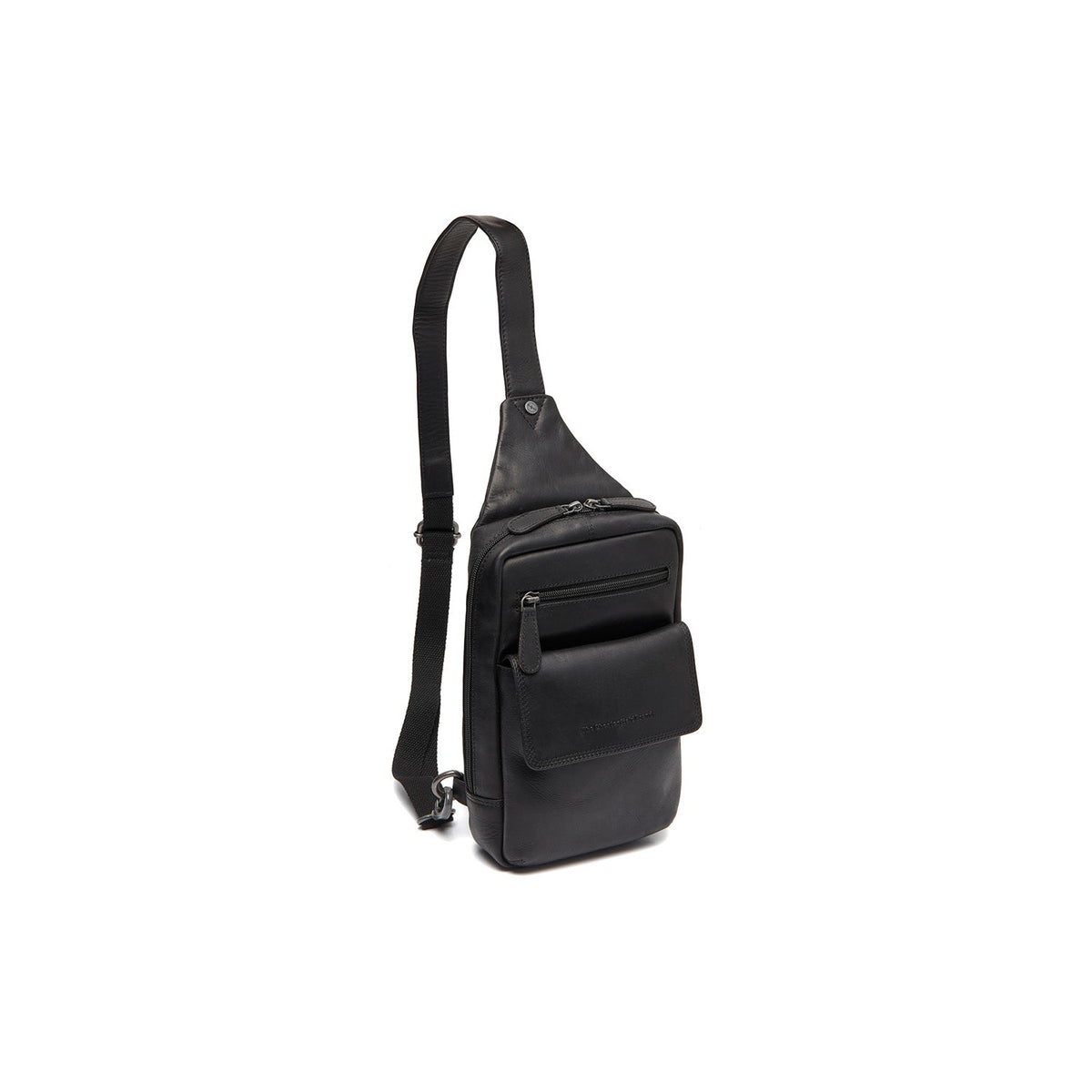 Leather Sling Bag Turelle för Dam in Classic 100% Full-Grain Leather - Full Exterior Front Profile View | Buy Online