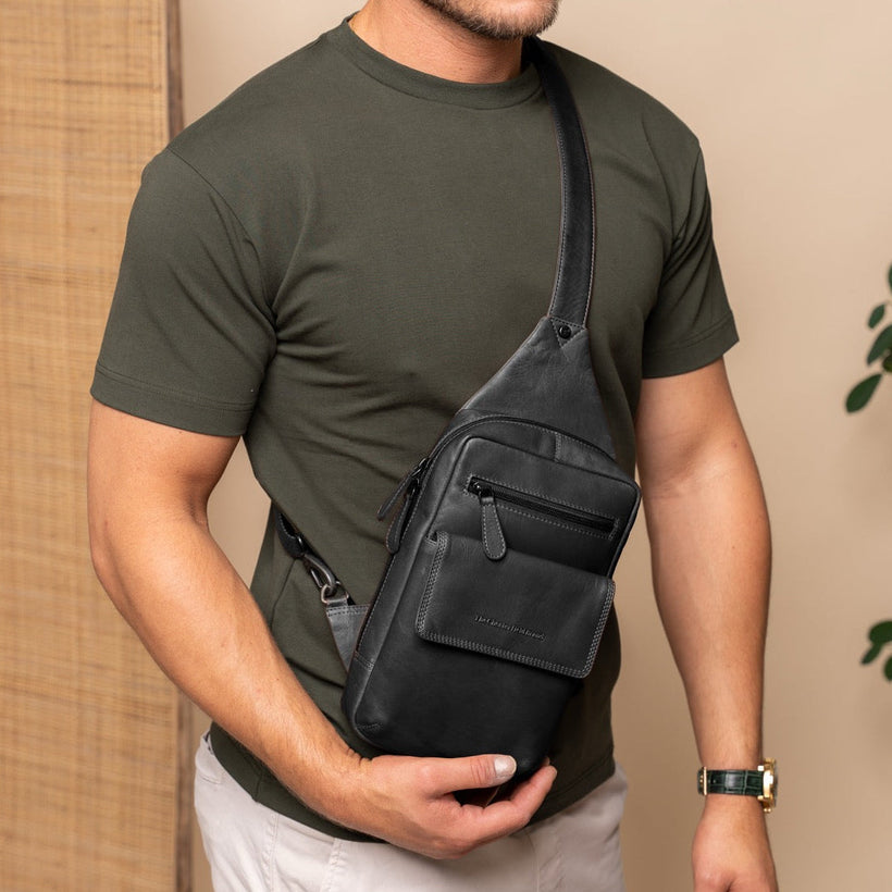 Leather Sling Bag Turelle för Dam
