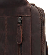 Brown Leather Sling Bag Turelle för Dam, detail view 3