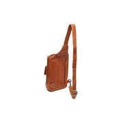 Cognac Leather Sling Bag Turelle för Dam, detail view 5