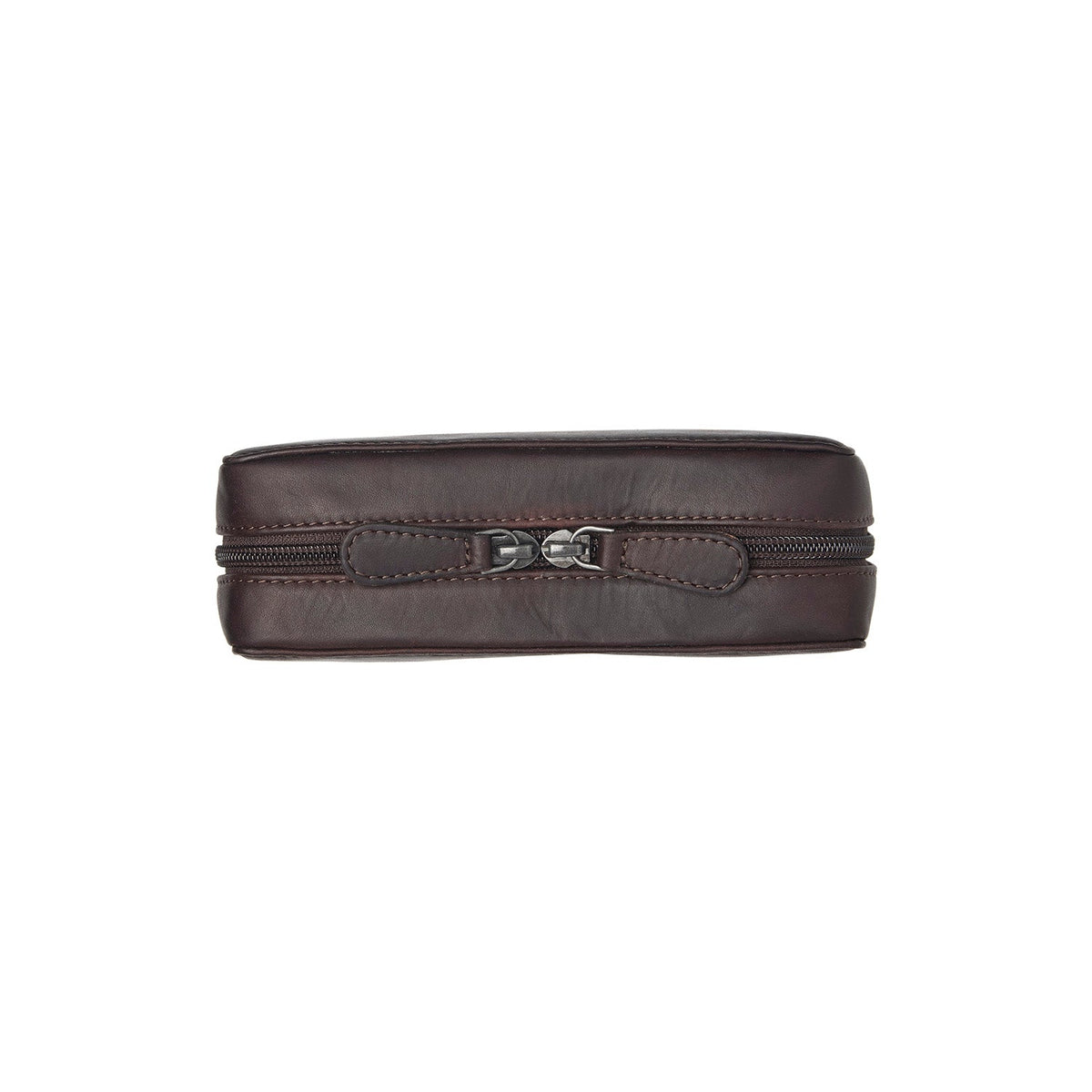 Brown Leather Tech-Organizer Ardan för Dam, detail view 3