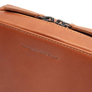 Cognac Leather Tech-Organizer Ardan för Dam, detail view 1