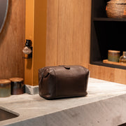 Biassa Full-Grain Leather Toiletry Bag för Dam – alternate product view 2