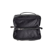 Elmia Full-Grain Leather Toiletry Bag för Dam - Lateral Side Profile View Showing Sleeve Cut &amp; Athletic Taper Fit