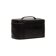 Tailored Rib Cuffs &amp; Hem Craftsmanship Construction Detail on Limone Full-Grain Leather Toiletry Bag för Dam