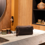 Stefan Full-Grain Leather Toiletry Bag för Dam – alternate product view 2
