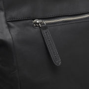 Solid Antique Brass Hardware &amp; Heavy-Duty Dual Zipper Detail on Berlin Full-Grain Leather Tote Bag för Dam