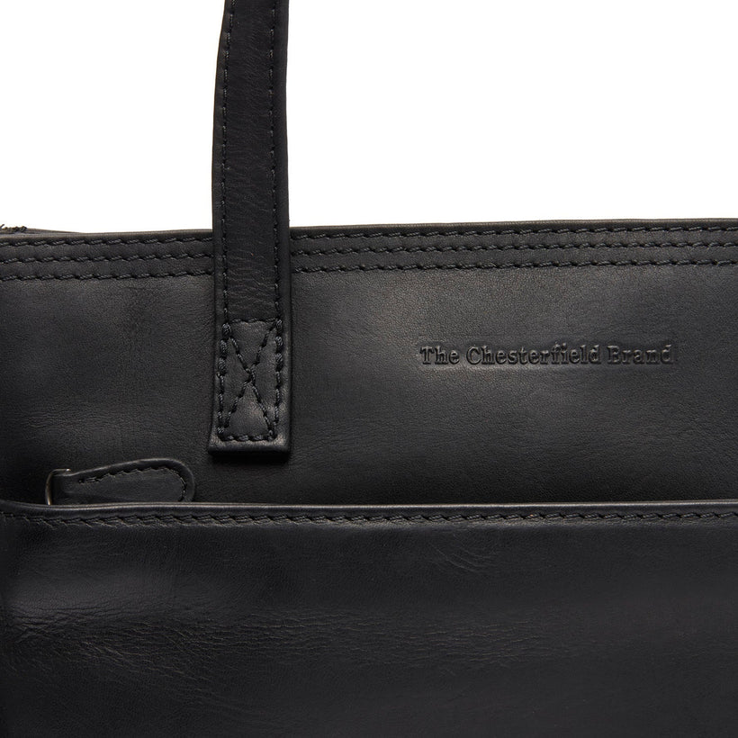 Estella Full-Grain Leather Tote Bag för Dam