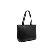 Ferrera Full-Grain Leather Tote Bag för Dam in Classic 100% Full-Grain Leather - Full Exterior Front Profile View | Buy Online