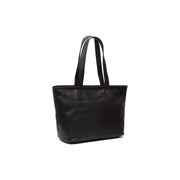 Monza Full-Grain Leather Tote Bag för Dam in Classic 100% Full-Grain Leather - Full Exterior Front Profile View | Buy Online