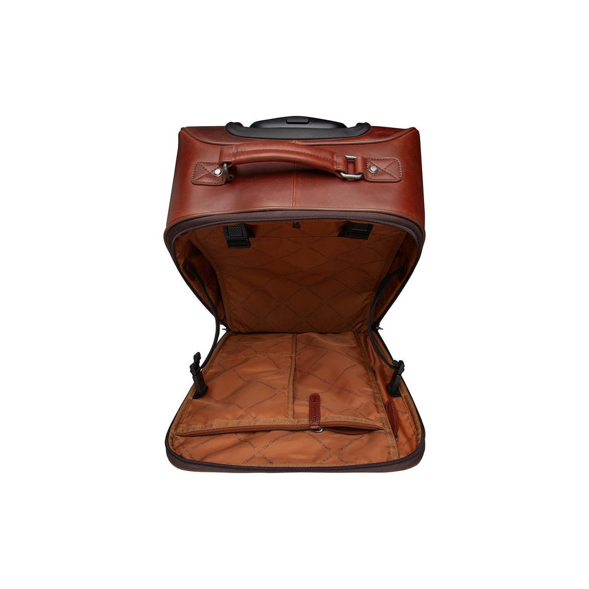 Tailored Rib Cuffs &amp; Hem Craftsmanship Construction Detail on Leather Trolley San Marino för Dam