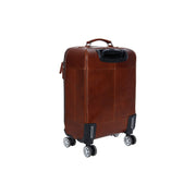 Cognac Leather Trolley San Marino för Dam, detail view 7