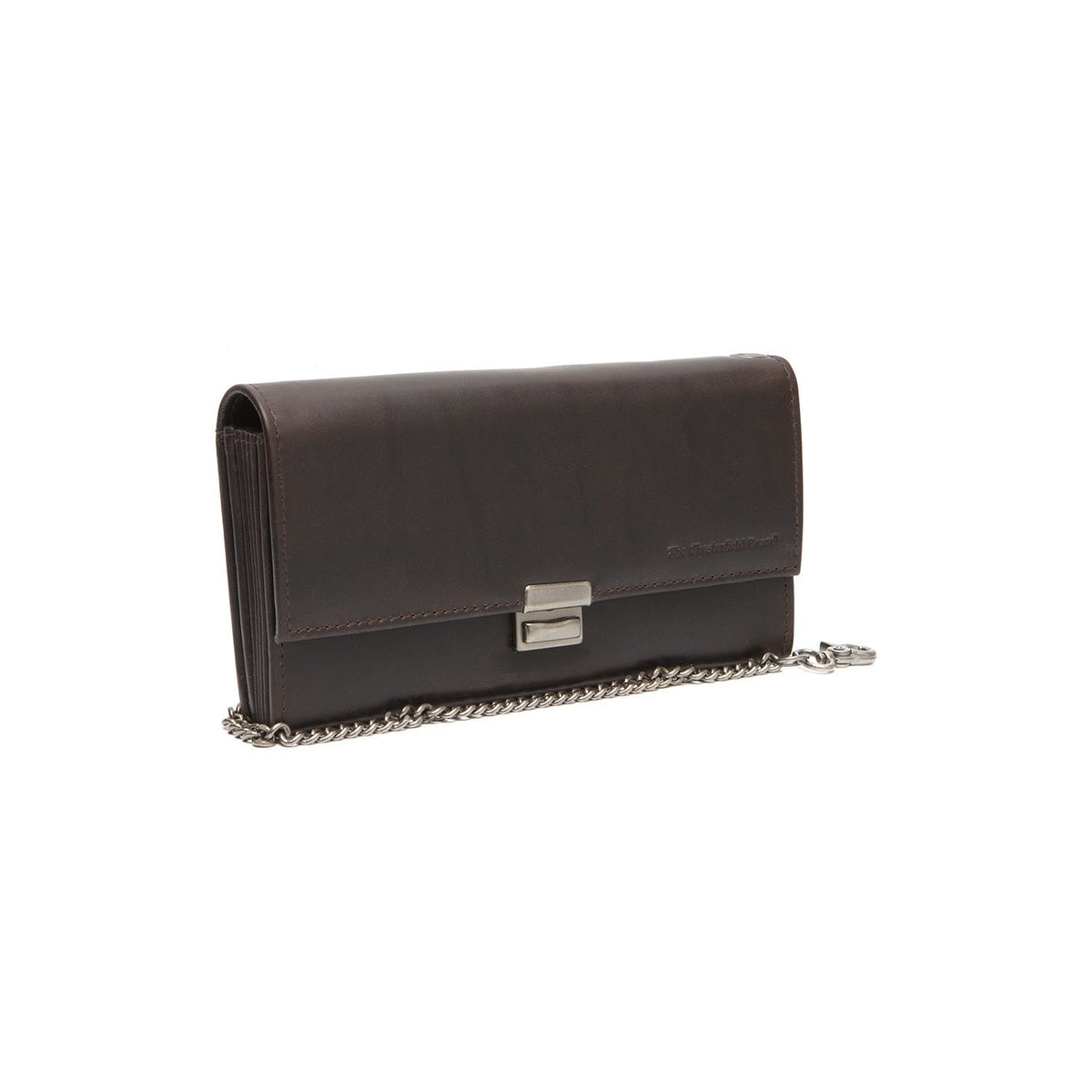 Bora Full-Grain Leather Waiter Wallet för Dam in Classic 100% Full-Grain Leather - Full Exterior Front Profile View | Buy Online
