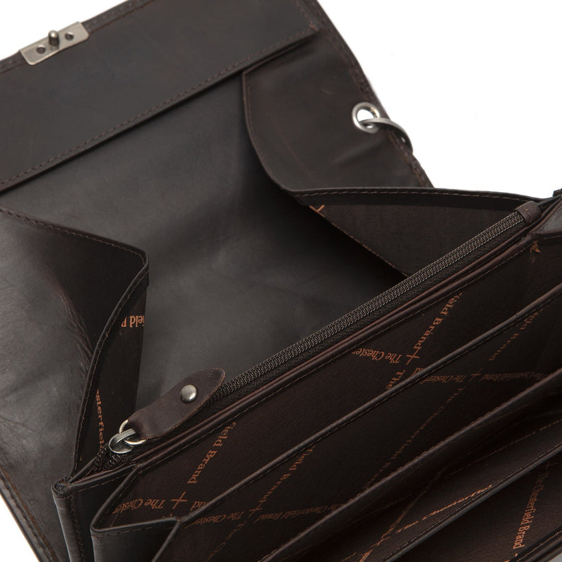 Bora Full-Grain Leather Waiter Wallet för Dam