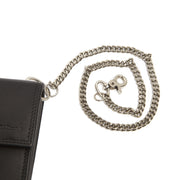 Solid Antique Brass Hardware &amp; Heavy-Duty Dual Zipper Detail on Elba Full-Grain Leather Waiter Wallet för Dam