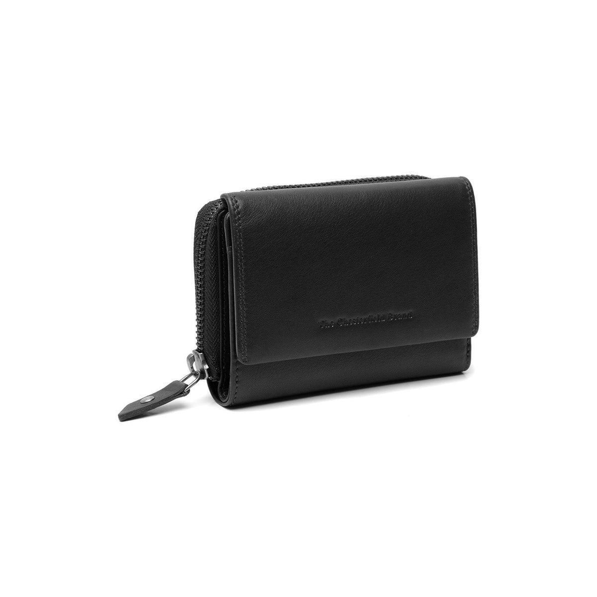 Aldra Full-Grain Leather Wallet för Dam in Classic 100% Full-Grain Leather - Full Exterior Front Profile View | Buy Online