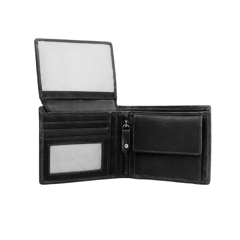 Alvina Full-Grain Leather Wallet för Herr