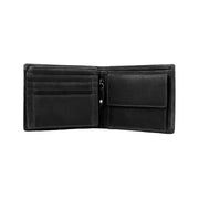 Alvina Full-Grain Leather Wallet för Herr - Structured Side Profile Showing Gusset Depth &amp; Expansion Capacity