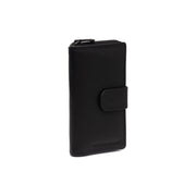 Charlotte Full-Grain Leather Wallet för Dam in Classic 100% Full-Grain Leather - Full Exterior Front Profile View | Buy Online