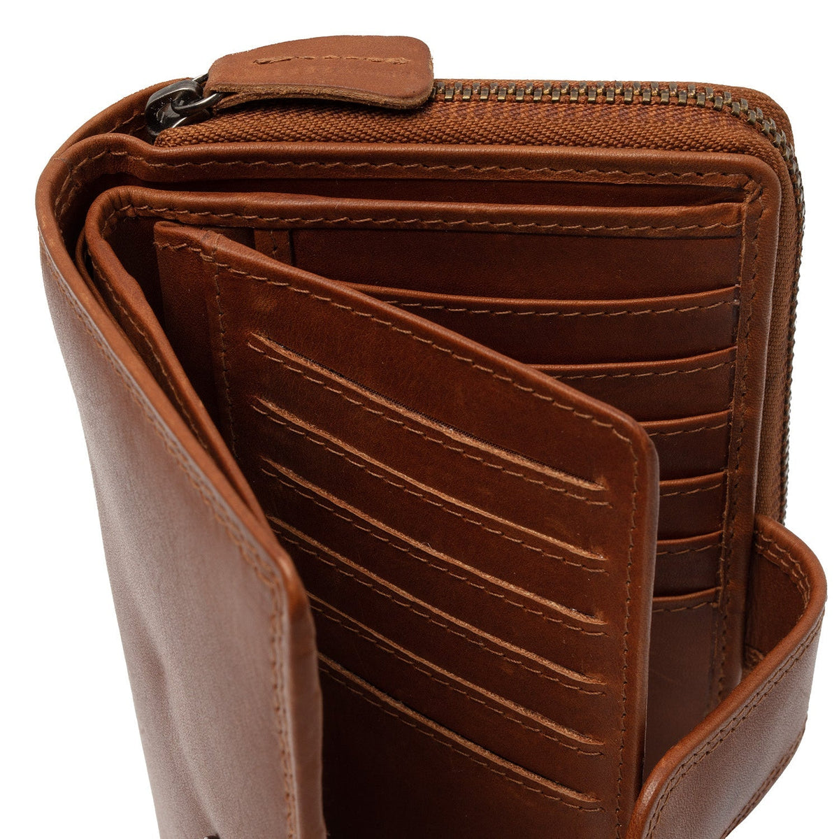 Charlotte Full-Grain Leather Wallet för Dam – alternate product view 3