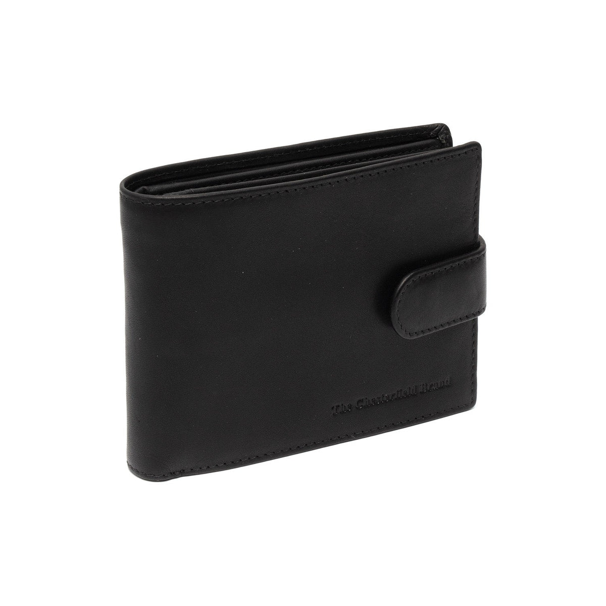 Curtis Full-Grain Leather Wallet för Herr in Classic 100% Full-Grain Leather - Full Exterior Front Profile View | Buy Online