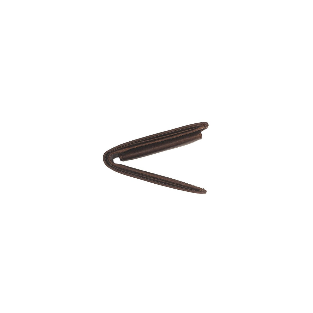 Brown Leather Wallet Enzo, detail view 4