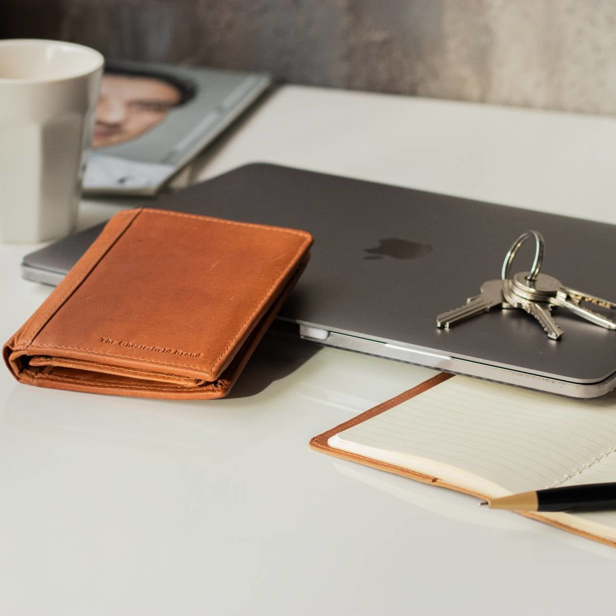 Ethel Full-Grain Leather Wallet för Dam – alternate product view 2