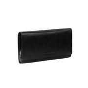 Hampton Full-Grain Leather Wallet för Dam in Classic 100% Full-Grain Leather - Full Exterior Front Profile View | Buy Online