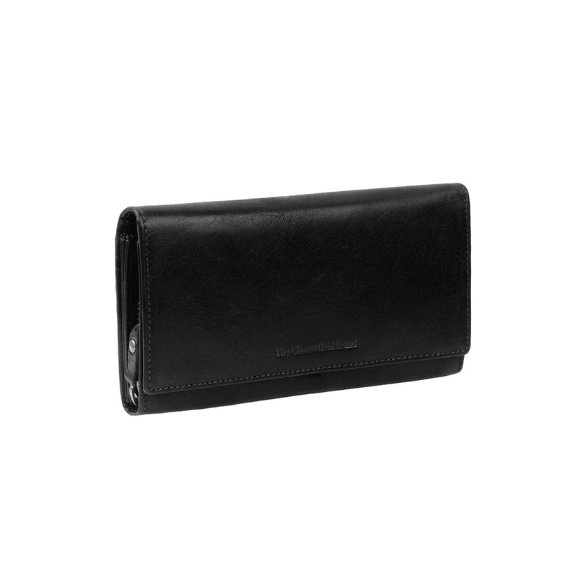 Hampton Full-Grain Leather Wallet för Dam
