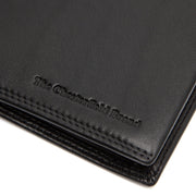 Solid Antique Brass Hardware &amp; Heavy-Duty Dual Zipper Detail on Hanson Full-Grain Leather Wallet för Herr