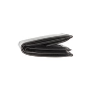 Hanson Full-Grain Leather Wallet för Herr - Structured Side Profile Showing Gusset Depth &amp; Expansion Capacity