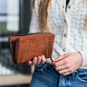 Havana Full-Grain Leather Wallet för Dam – alternate product view 2