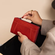 Havana Full-Grain Leather Wallet för Dam – alternate product view 2